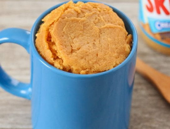 A Peanut Butter Mug Cake Recipe