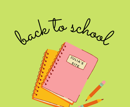 A Post - Back to School!